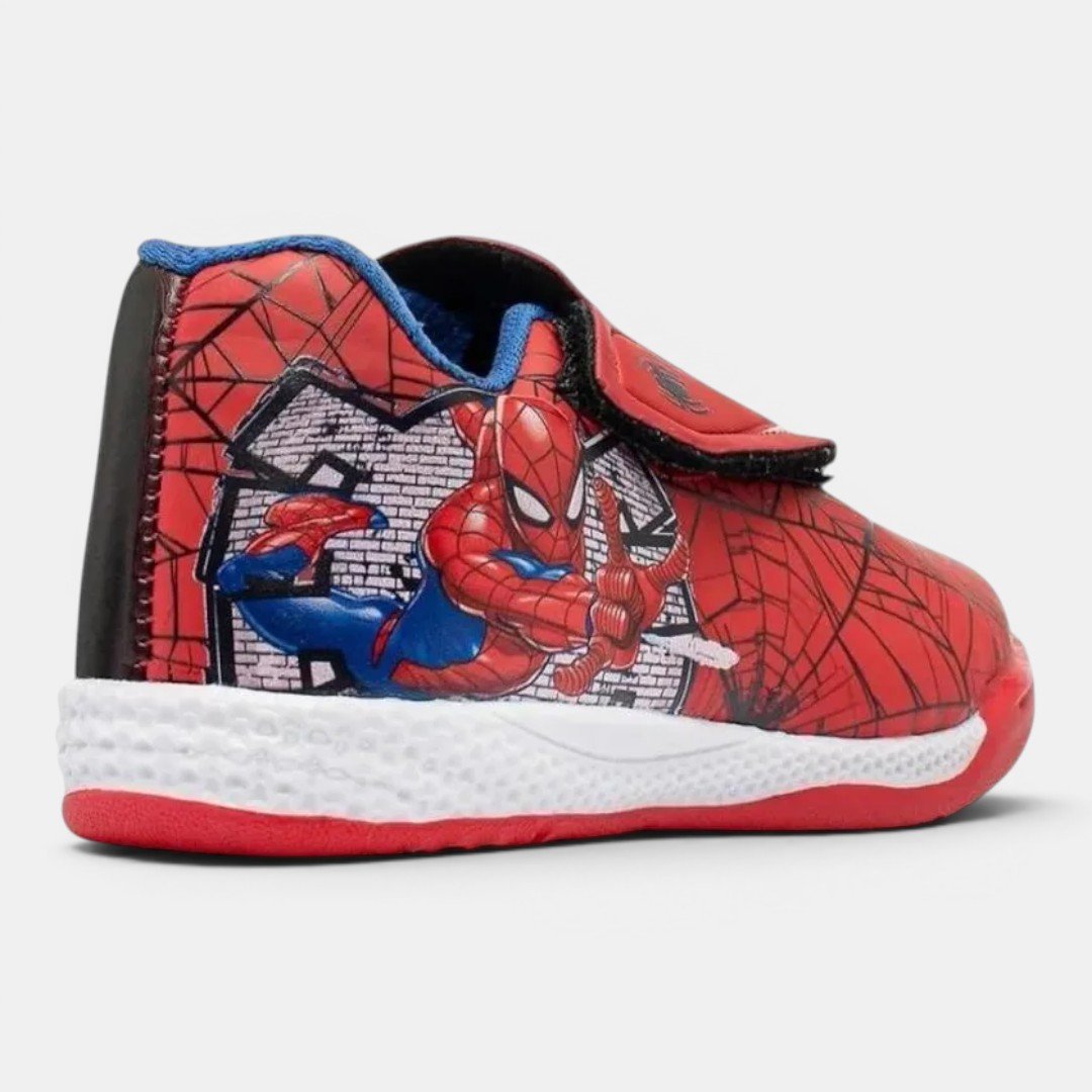 Chuteira Futsal Disney Homem Aranha Infantil Vermelho Vermelho 5