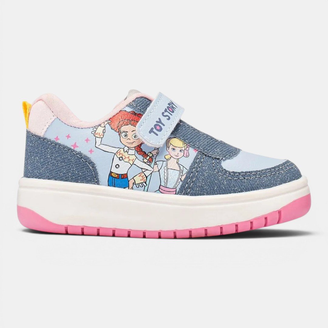 Tênis Disney Toy Story Infantil Azul com Rosa