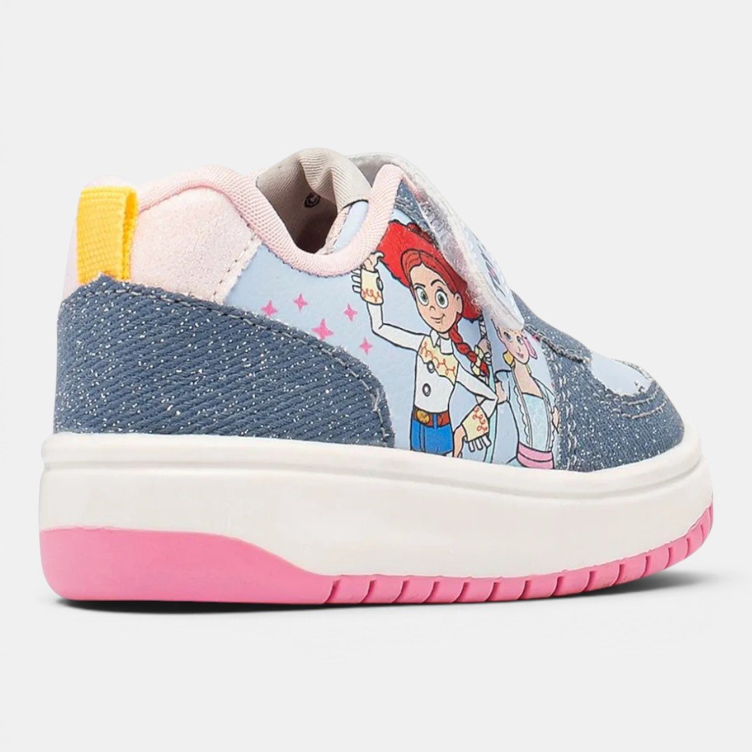 Tênis Disney Toy Story Infantil Azul com Rosa Azul 4