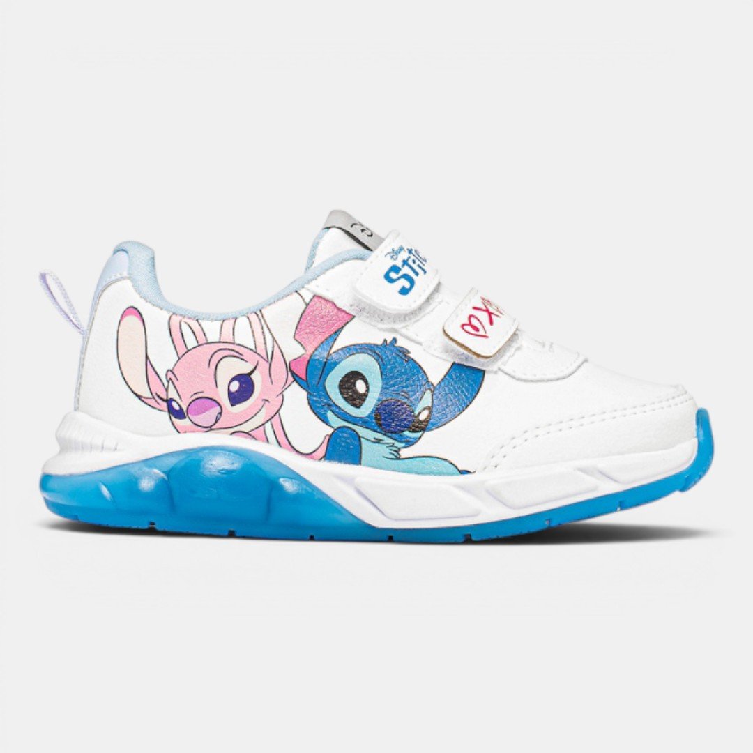 Tênis Disney Stitch Infantil Com Luz Branco