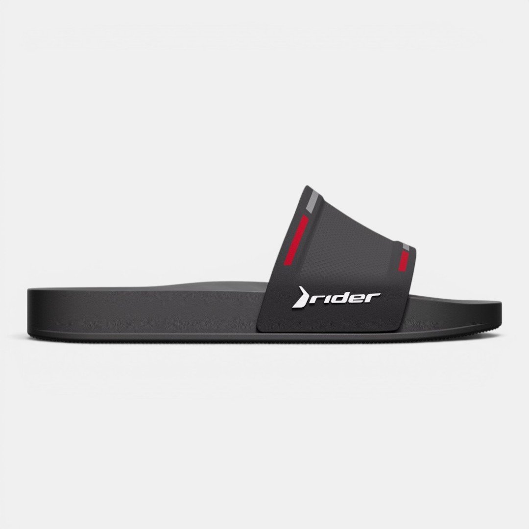 Chinelo Rider Trace Slide Masculino Preto Preto 2