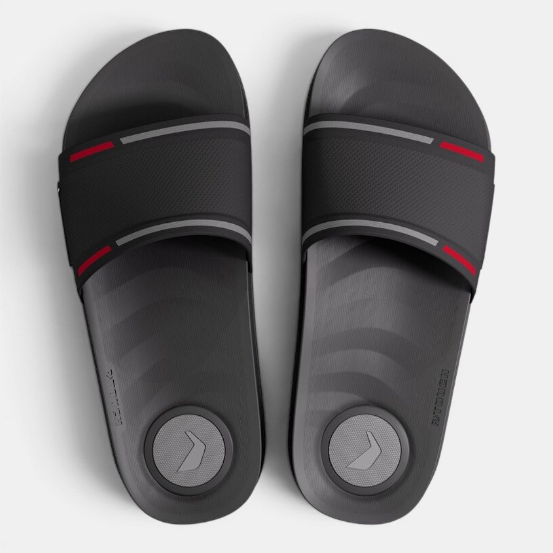 Chinelo Rider Trace Slide Masculino Preto Preto 3