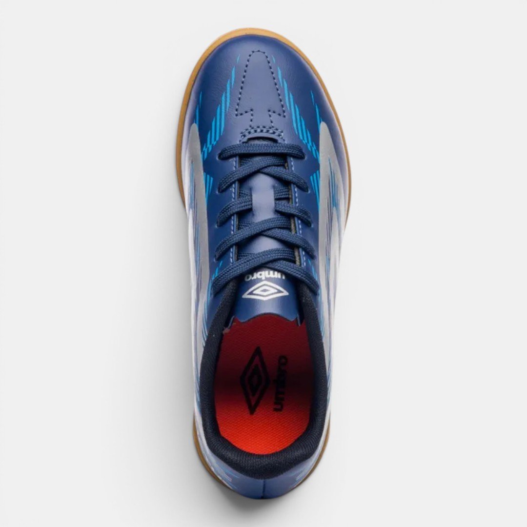 Chuteira Futsal Umbro Invictus Azul Marinho Azul 3