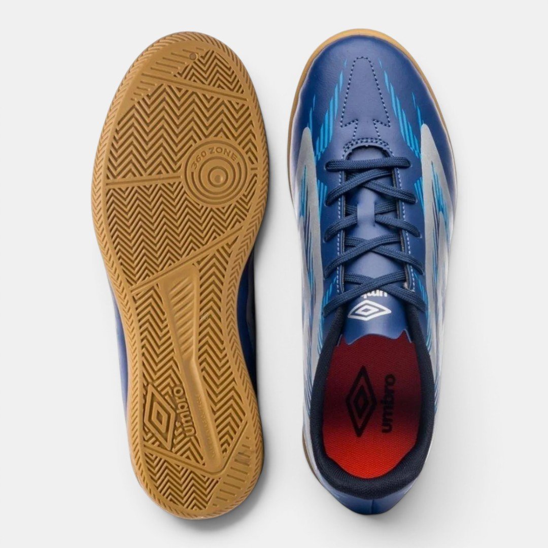 Chuteira Futsal Umbro Invictus Azul Marinho Azul 5