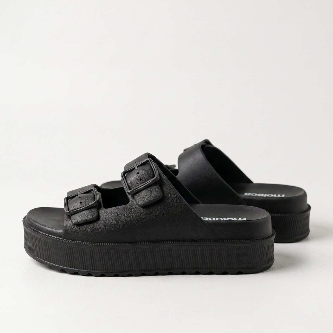 Tamanco Plataforma Moleca Preto Preto 3