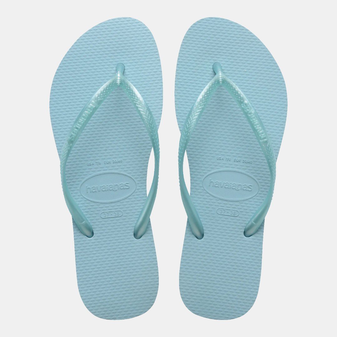 Chinelo Havaianas Slim Azul Claro