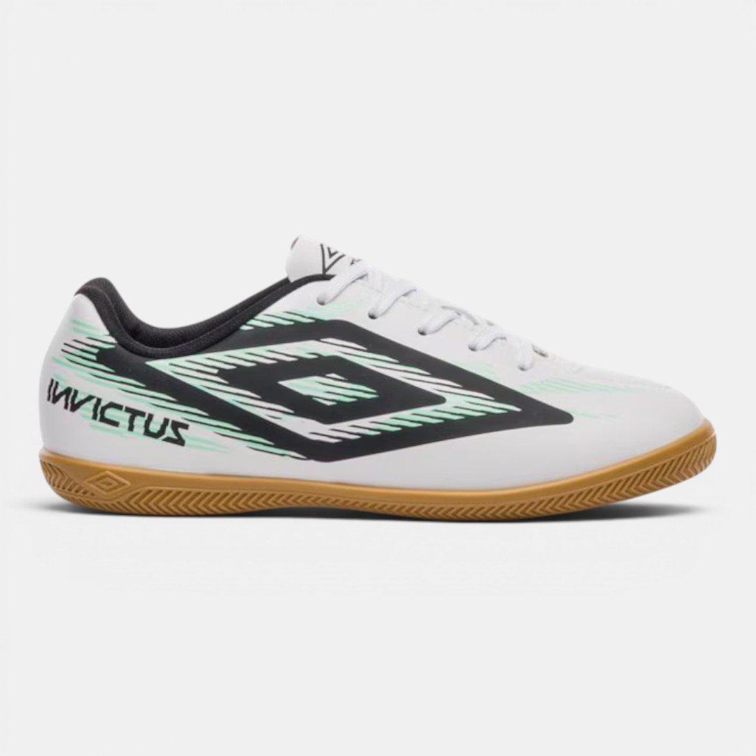 Chuteira Futsal Umbro Invictus Infantil Branca