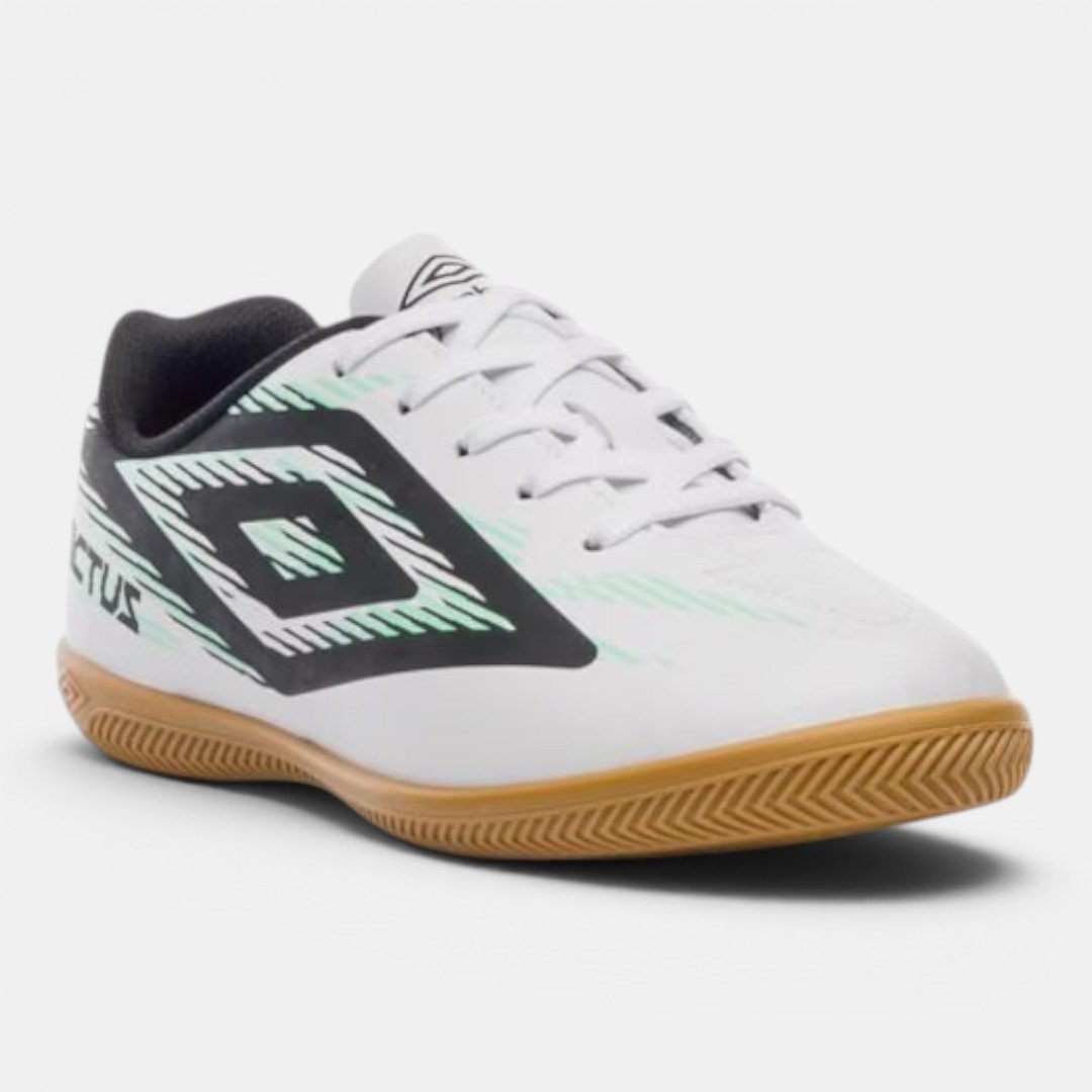Chuteira Futsal Umbro Invictus Infantil Branca Branco 2