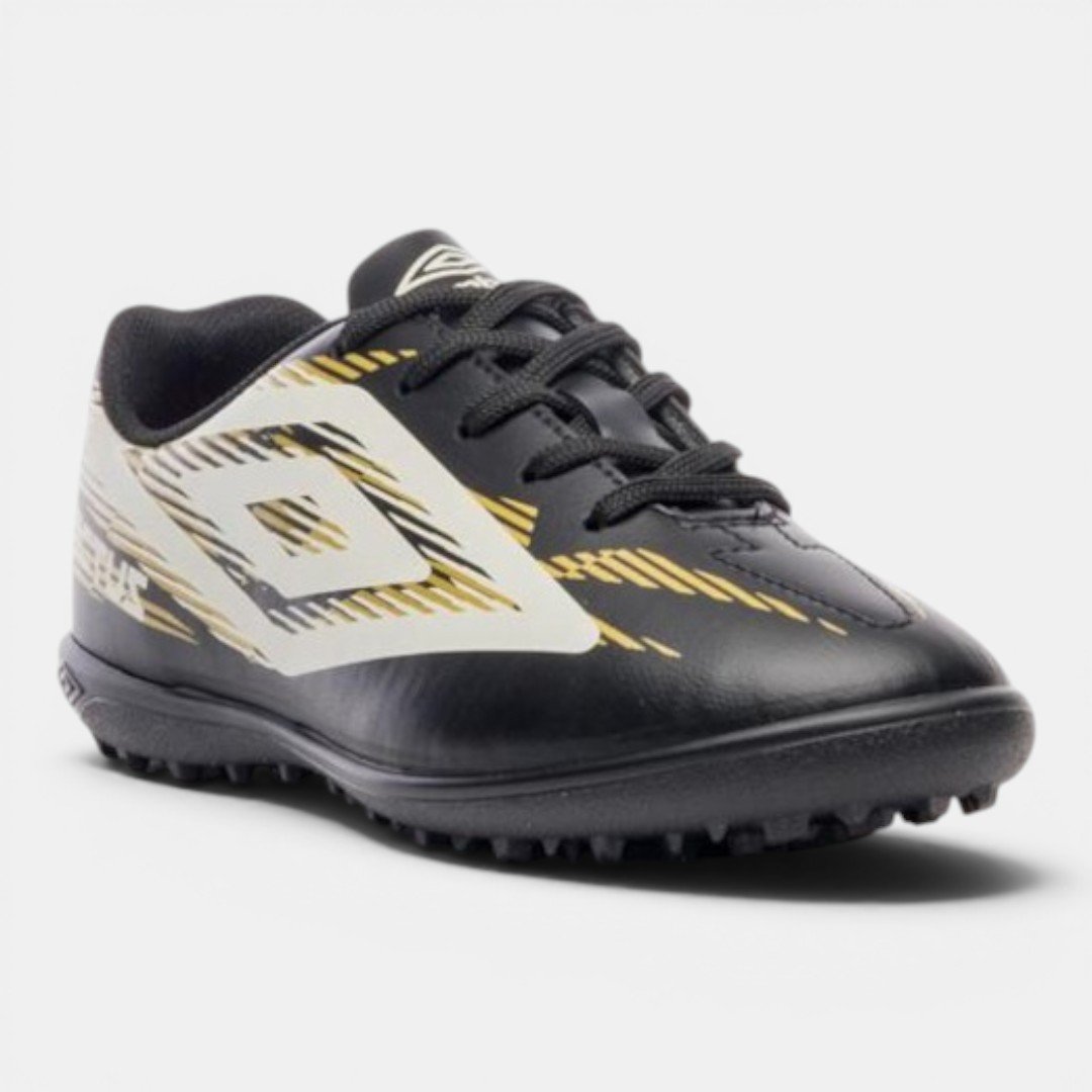 Chuteira Society Umbro Invictus Infantil Preta Preto 2