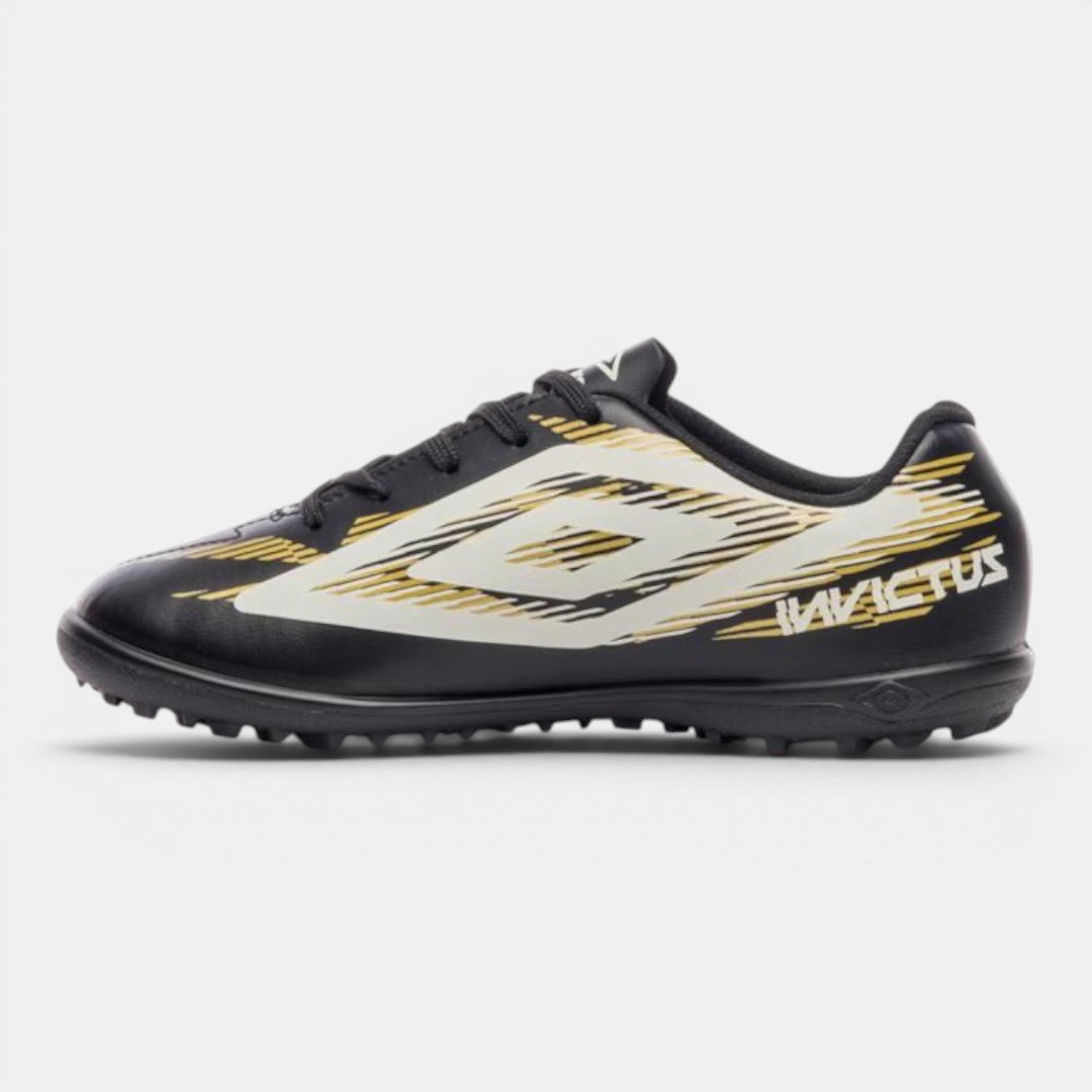 Chuteira Society Umbro Invictus Infantil Preta Preto 7