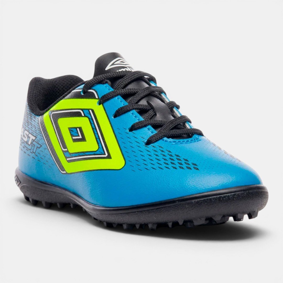 Chuteira Society Umbro Fast II Infantil Azul Azul 2