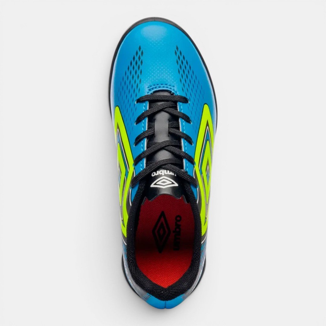 Chuteira Society Umbro Fast II Infantil Azul Azul 3