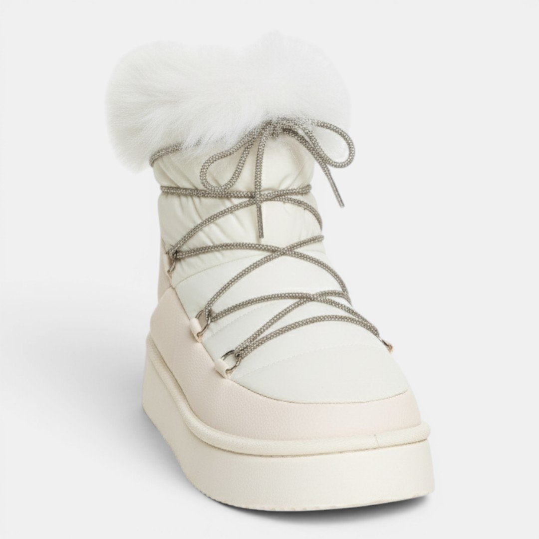 Pantufa Botinha Flowfa Gisele Off White Branco 3