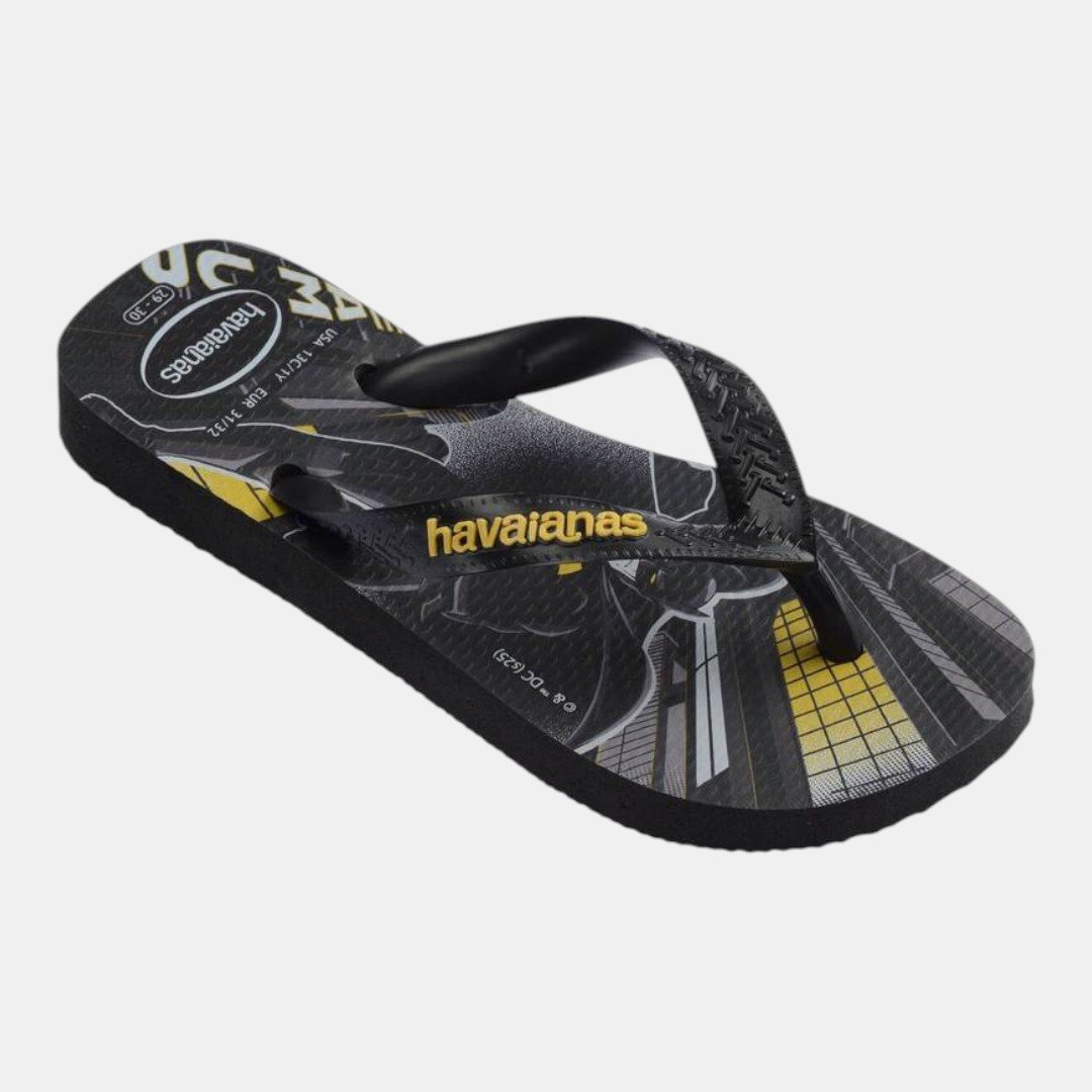 Chinelo Havaianas Infantil Top Warner Batman Preto 2