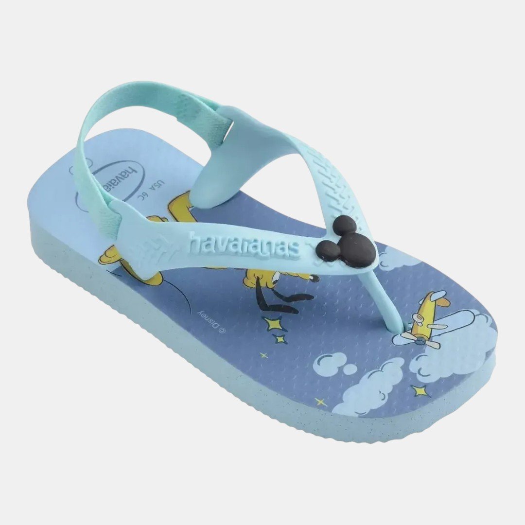Chinelo Havaianas Baby Disney Clássicos Mickey Azul 2