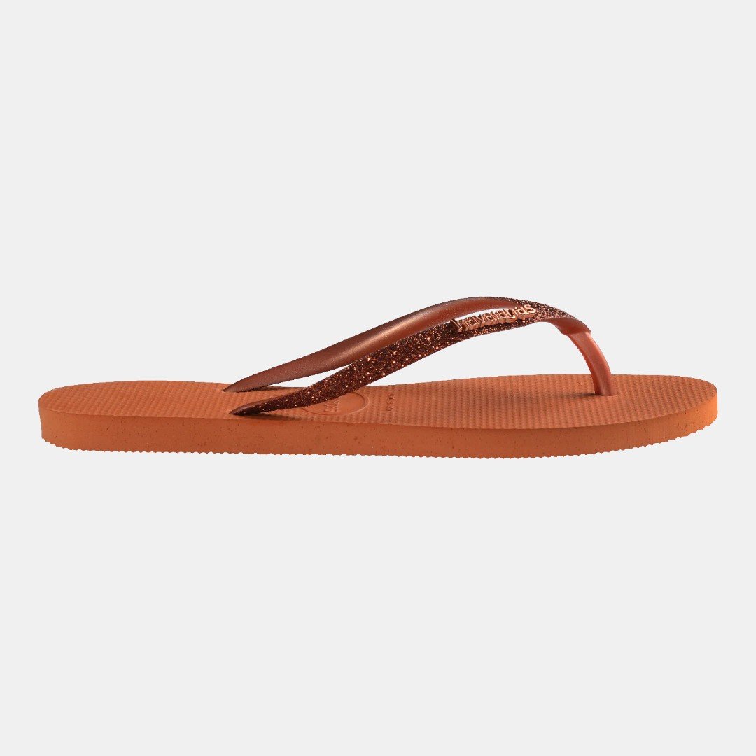 Chinelo Havaianas Slim Glitter II Laranja Laranja 3