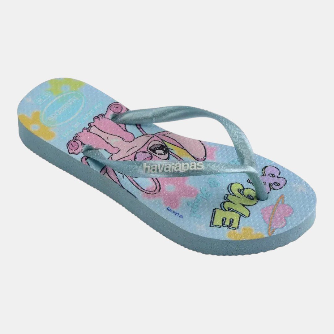 Chinelo Havaianas Kids Slim Disney Stitch Azul 2