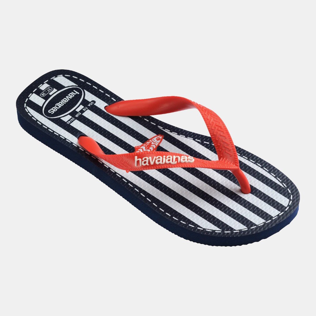 Chinelo Havaianas Top Nautical Breeze Marinho Azul 2