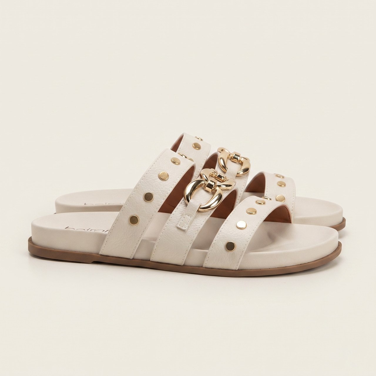 Tamanco Slide Beira Rio Feminino Off White Branco 3