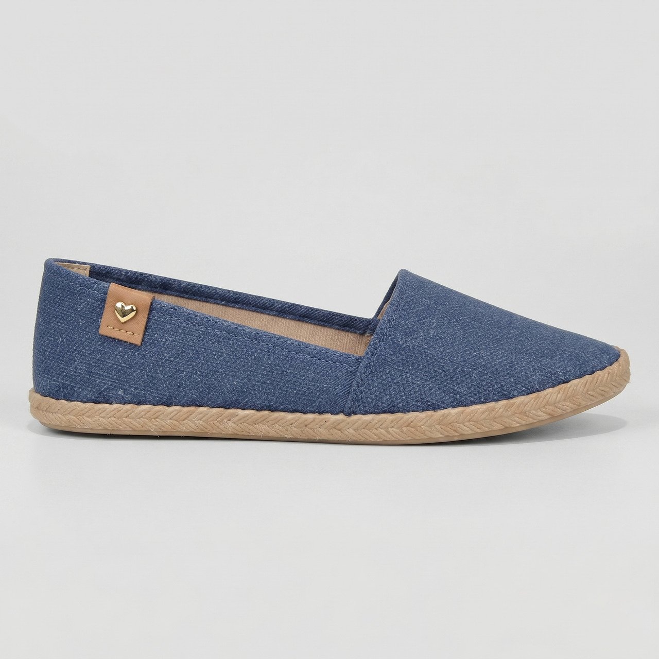 Sapatilha Moleca Feminina Jeans Escuro