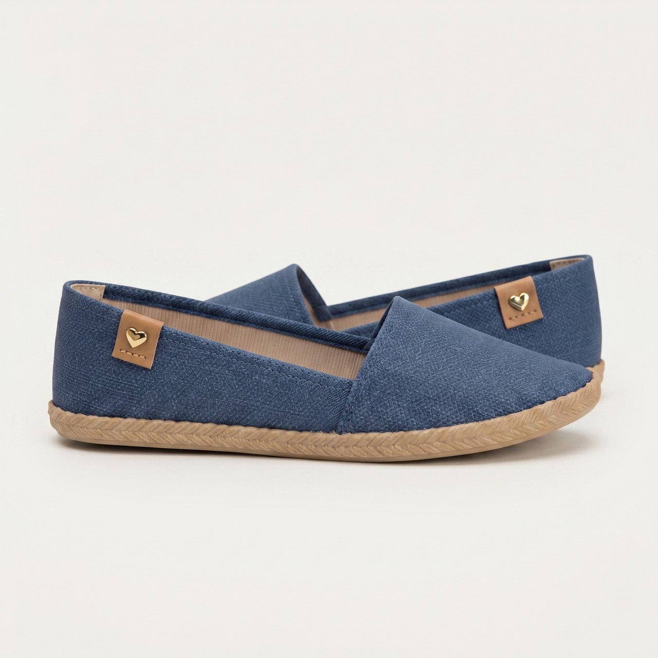 Sapatilha Moleca Feminina Jeans Escuro Azul 3