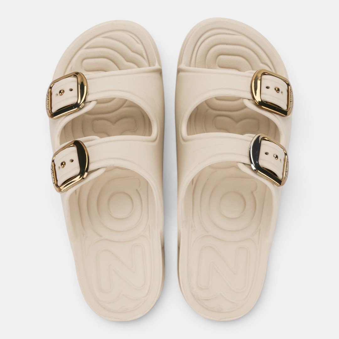 Chinelo Zaxy Slide Partner Air Off White Branco 2