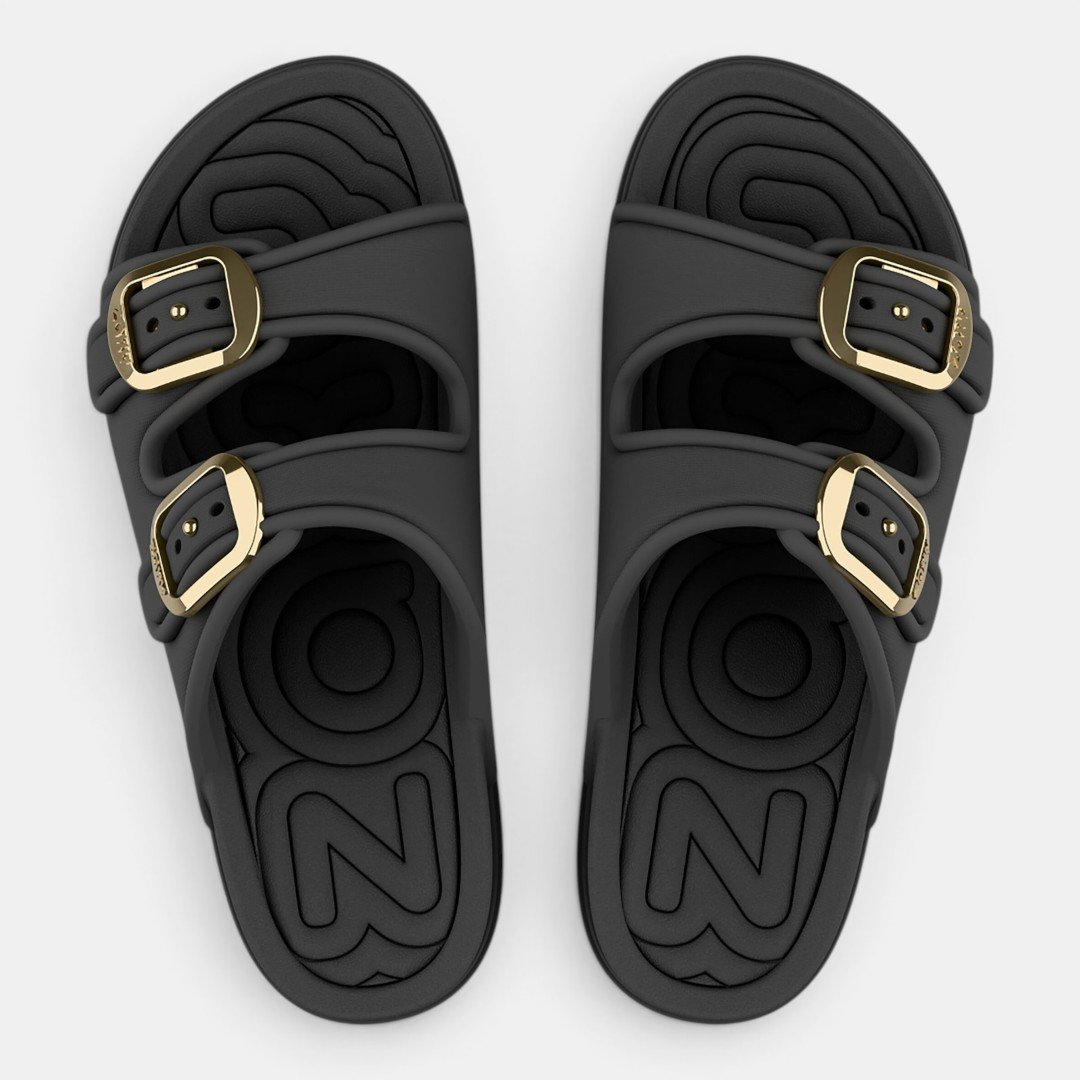 Chinelo Zaxy Slide Partner Air Preto Preto 2