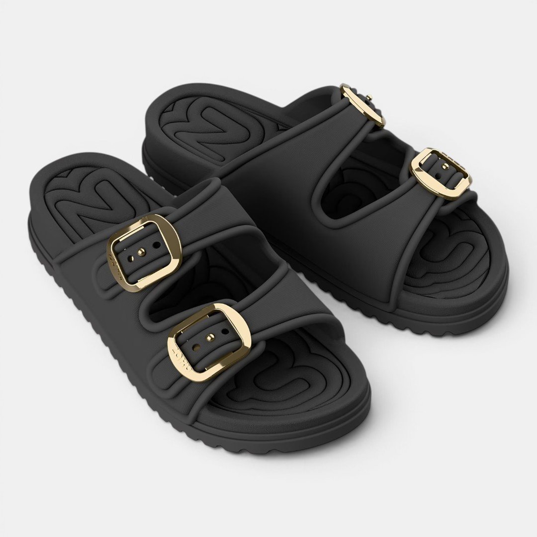 Chinelo Zaxy Slide Partner Air Preto Preto 3