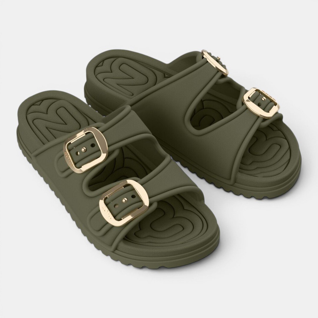 Chinelo Zaxy Slide Partner Air Verde Verde 3