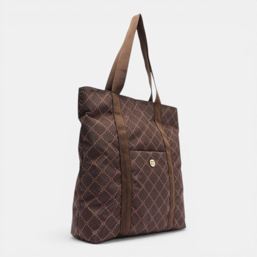 Bolsa Arezzo Brizza Monograma Marrom Marrom 3