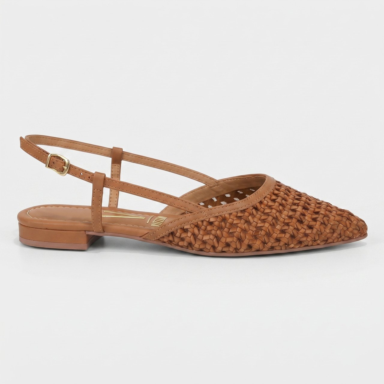 Sapatilha Slingback Vizzano Feminina Caramelo