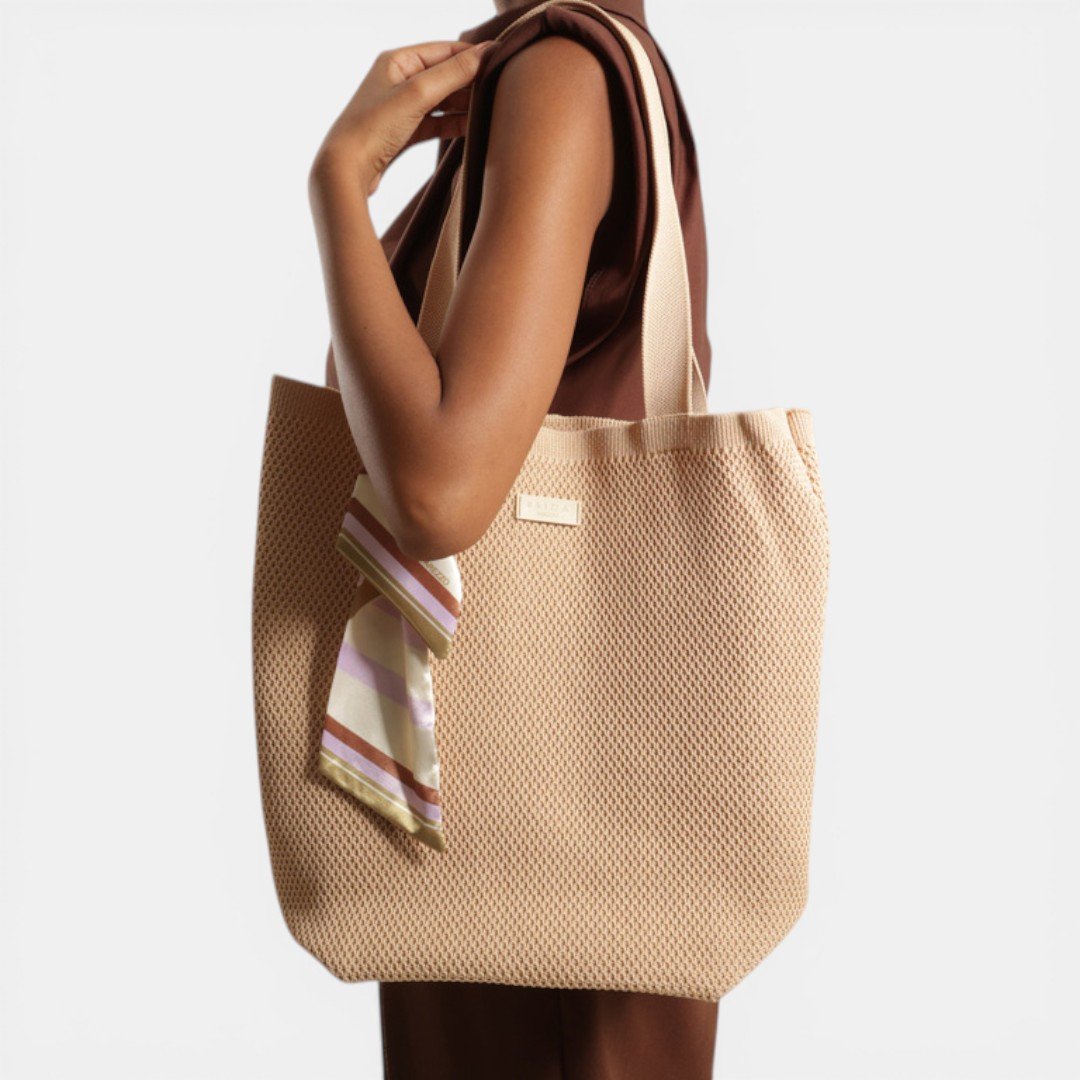 Bolsa Arezzo Brizza Shopper Bege Bege 2