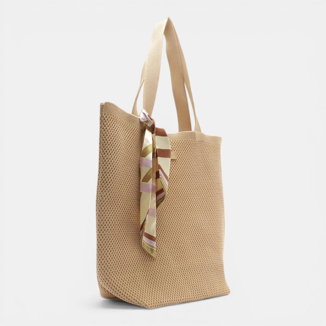 Bolsa Arezzo Brizza Shopper Bege Bege 3