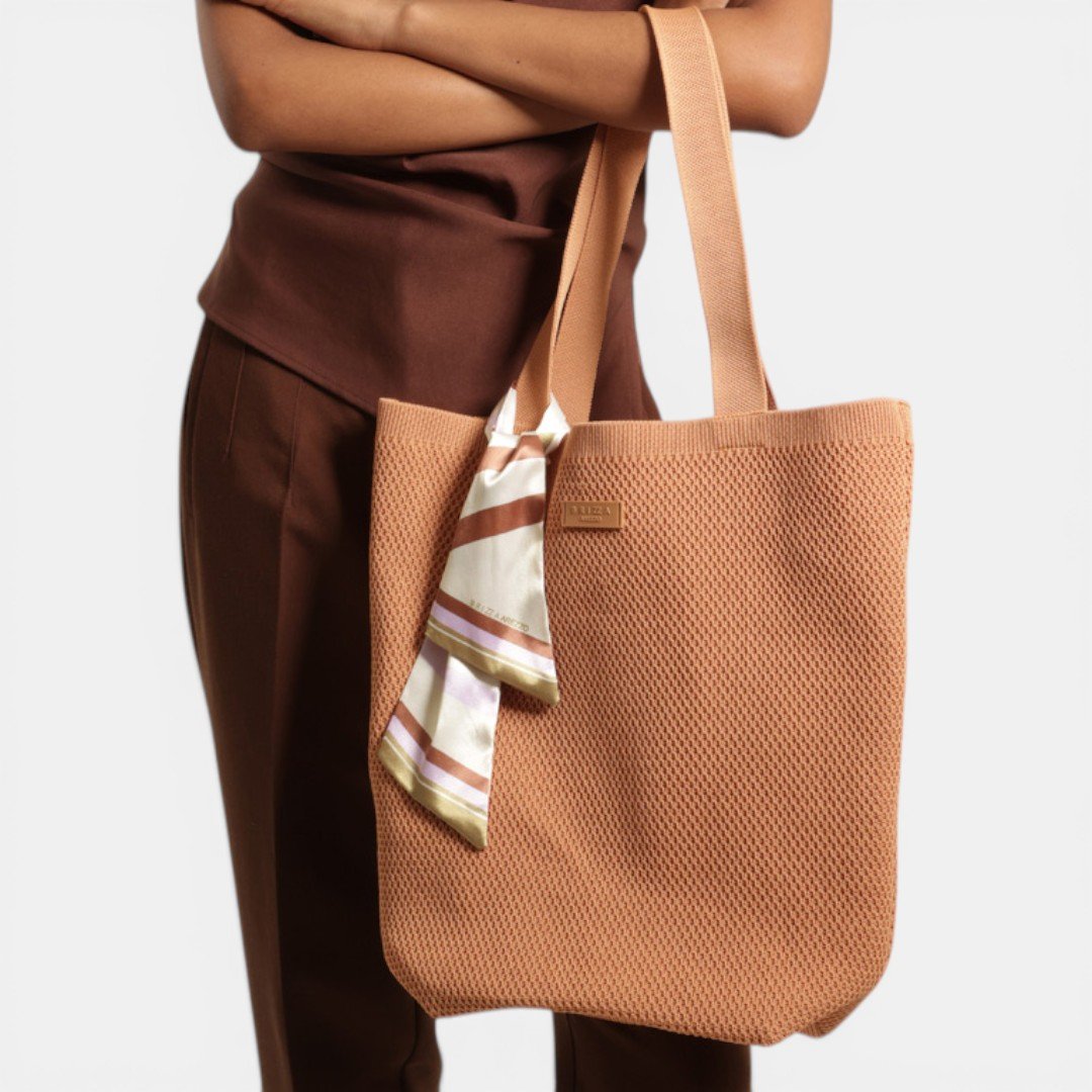 Bolsa Arezzo Brizza Shopper Caramelo Bege 5