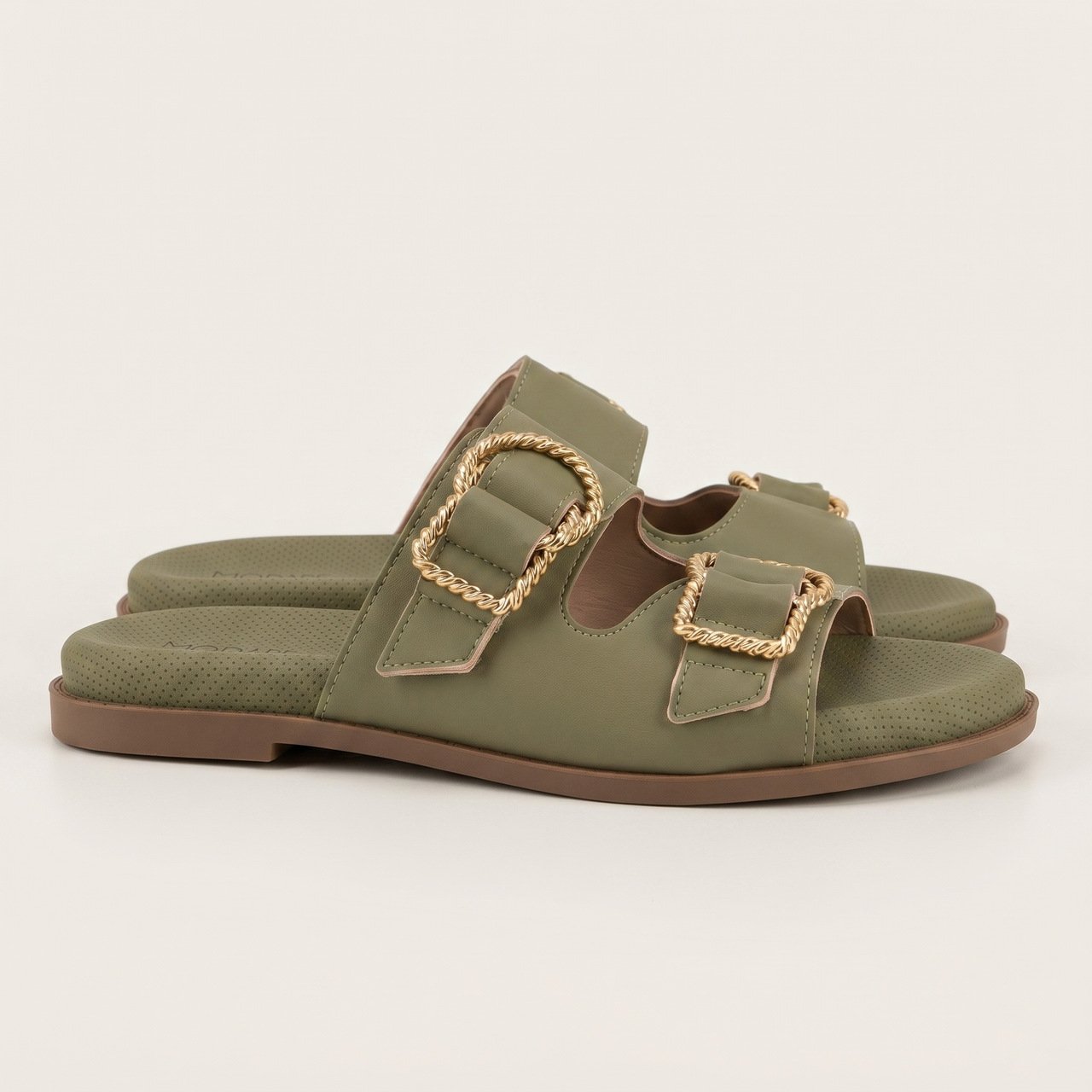 Papete Slide Feminina Modare Verde Verde 3