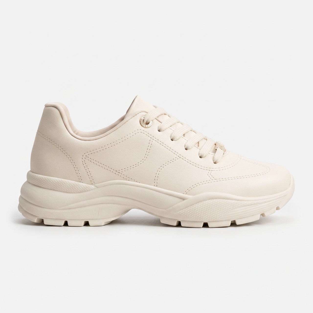 Tênis Moleca Feminino Off White