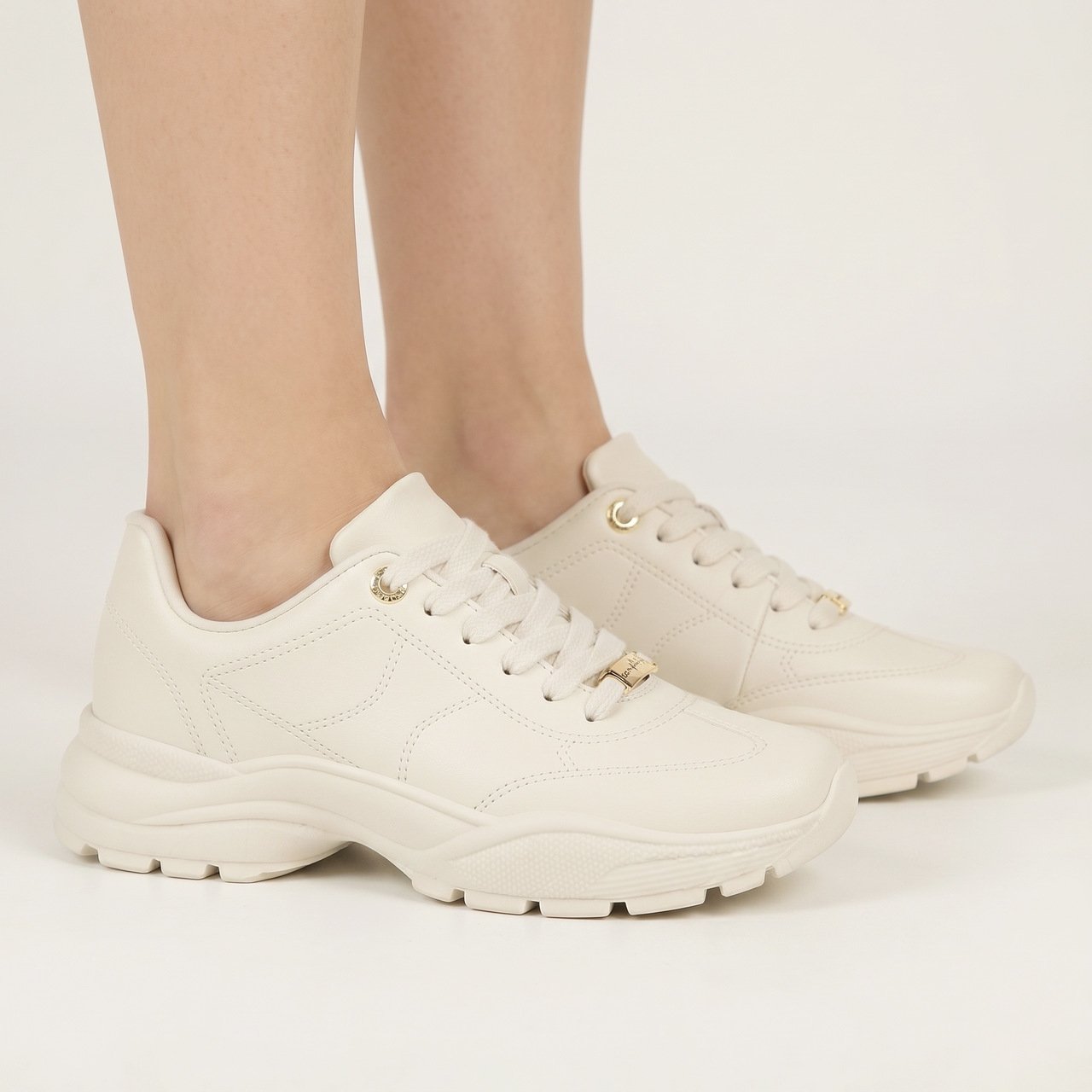Tênis Moleca Feminino Off White Branco 3