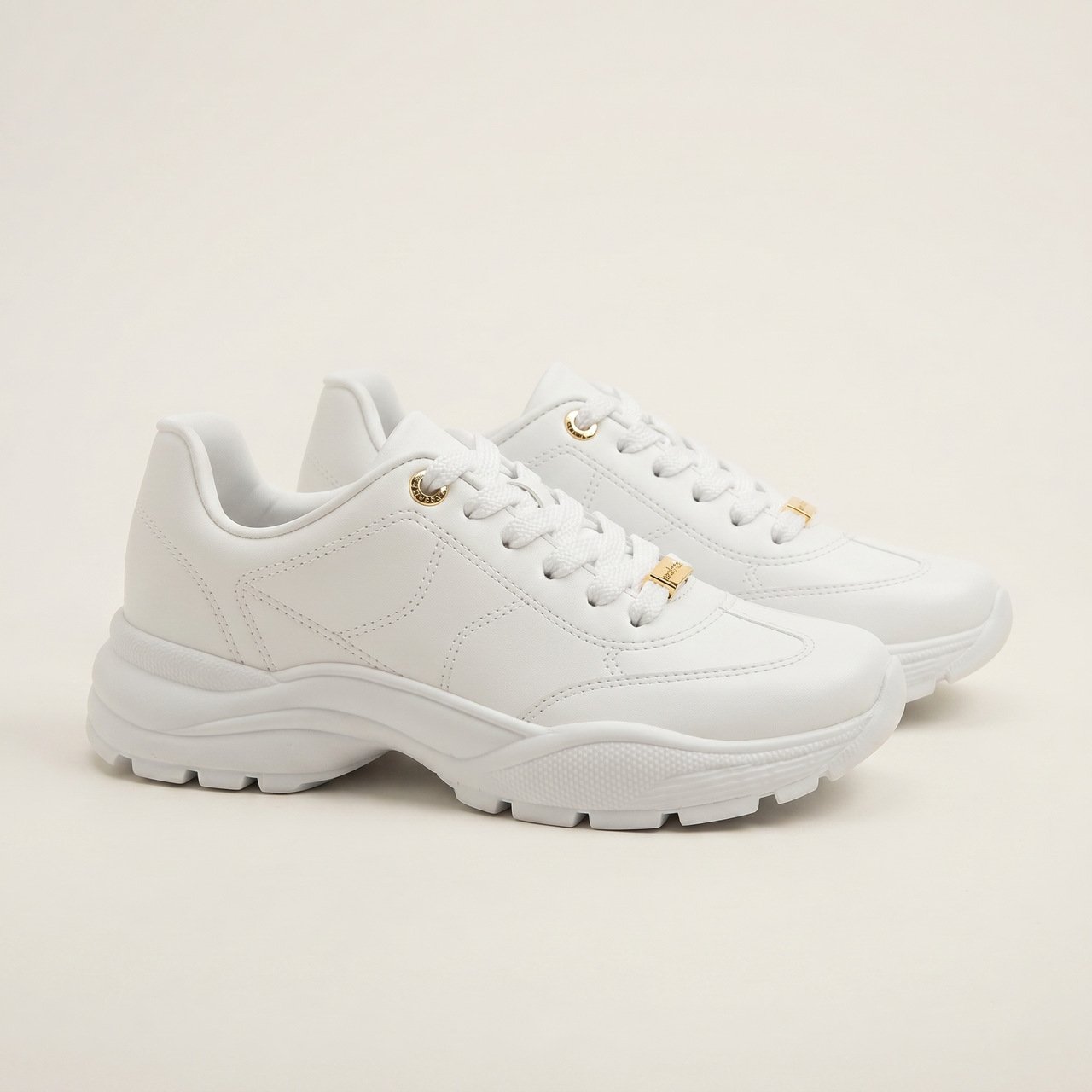 Tênis Moleca Feminino Branco Branco 3