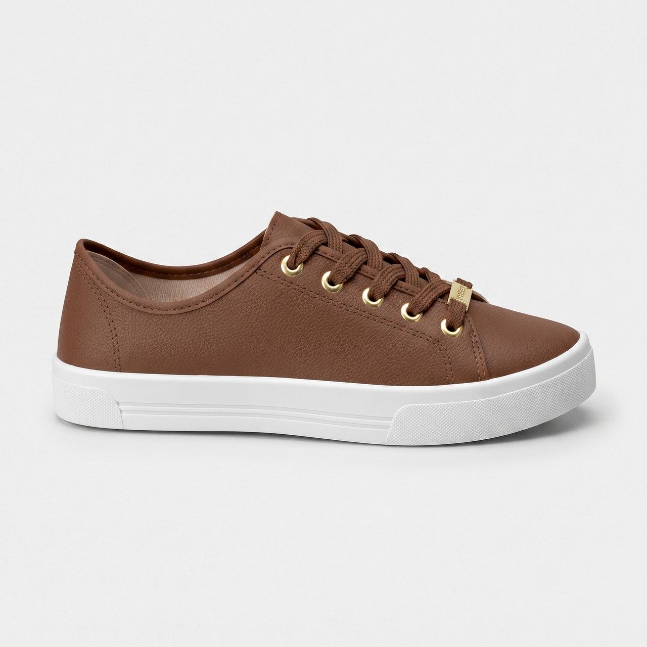 Tênis Feminino Casual Moleca Marrom