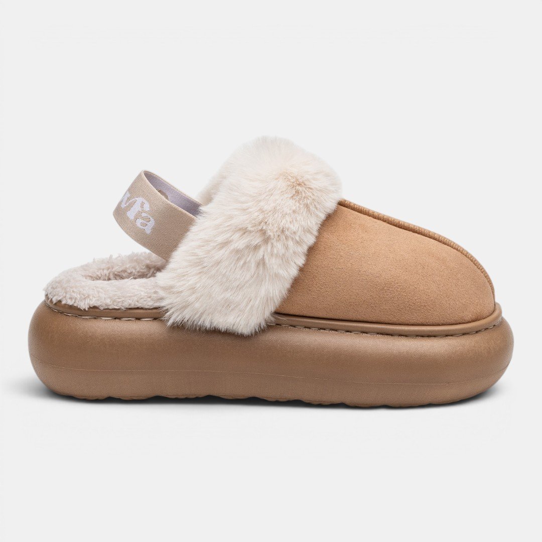 Pantufa Flowfa Zara Caramelo