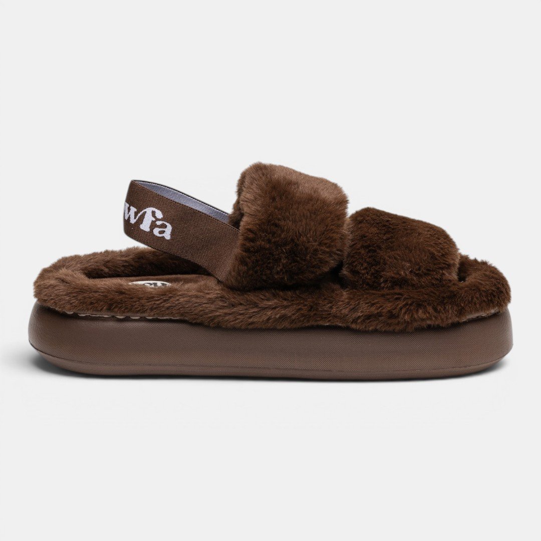 Pantufa Flowfa Kelly Marrom