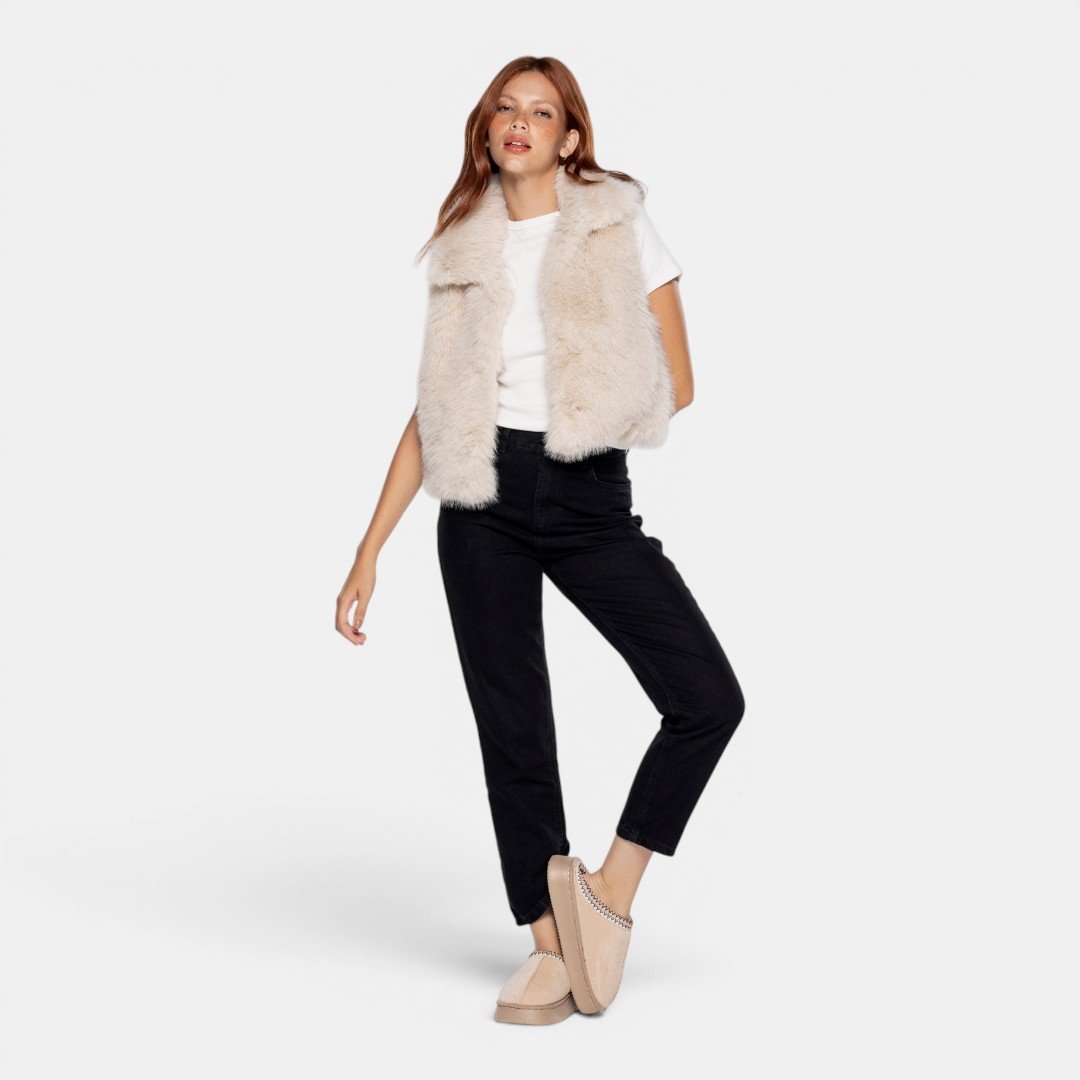 Pantufa Mule Flowfa Zoe Off White Branco 6