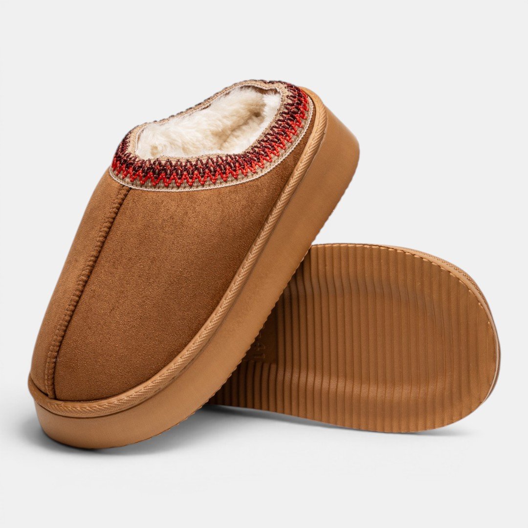 Pantufa Mule Flowfa Zoe Caramelo Bege 2