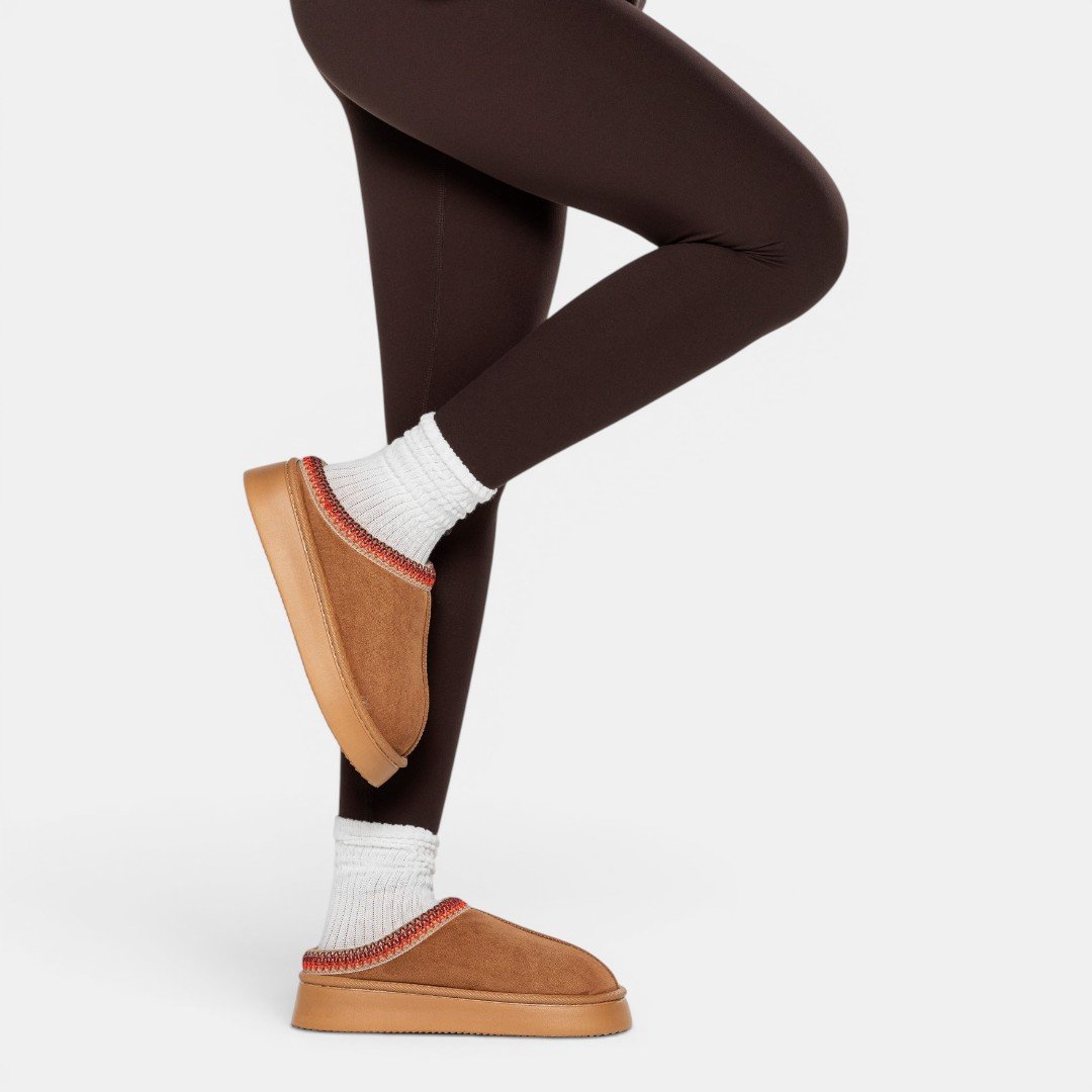 Pantufa Mule Flowfa Zoe Caramelo Bege 5