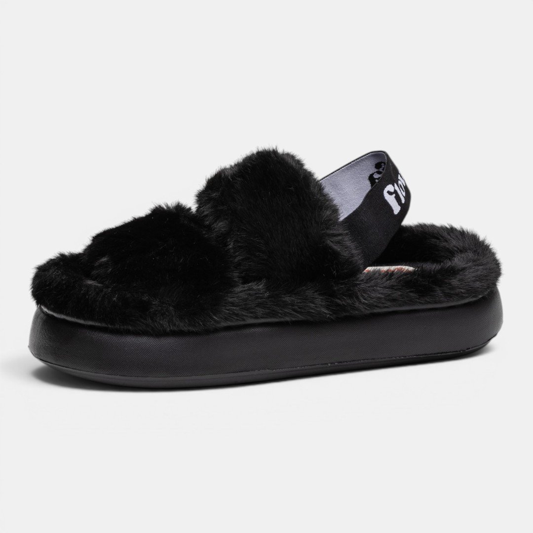 Pantufa Flowfa Kelly Preta Preto 5