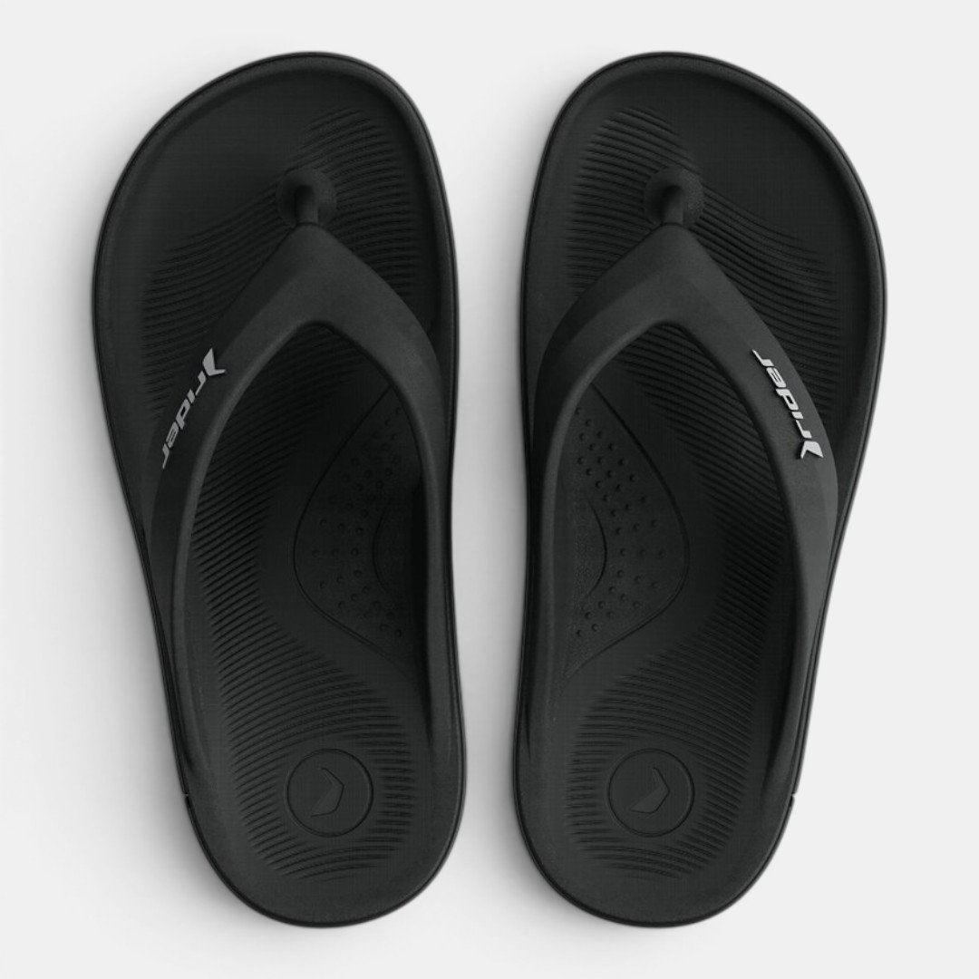Chinelo Rider Flex Preto Preto 2