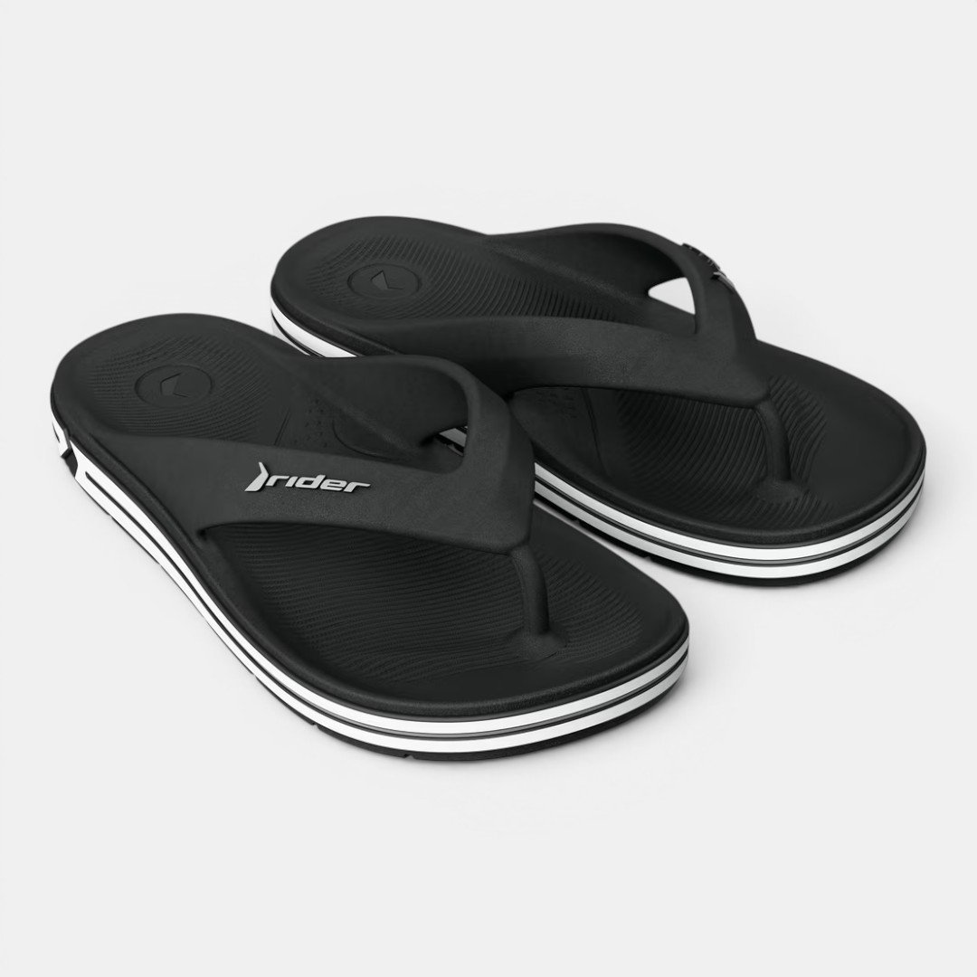 Chinelo Rider Flex Preto Preto 3