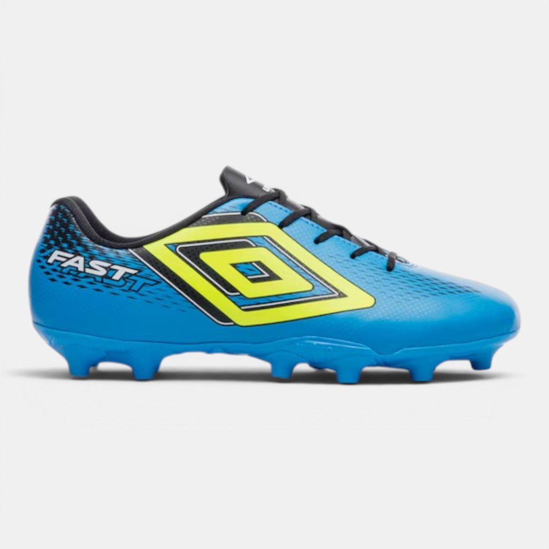 Chuteira de Campo Adulto Umbro Fast II Azul