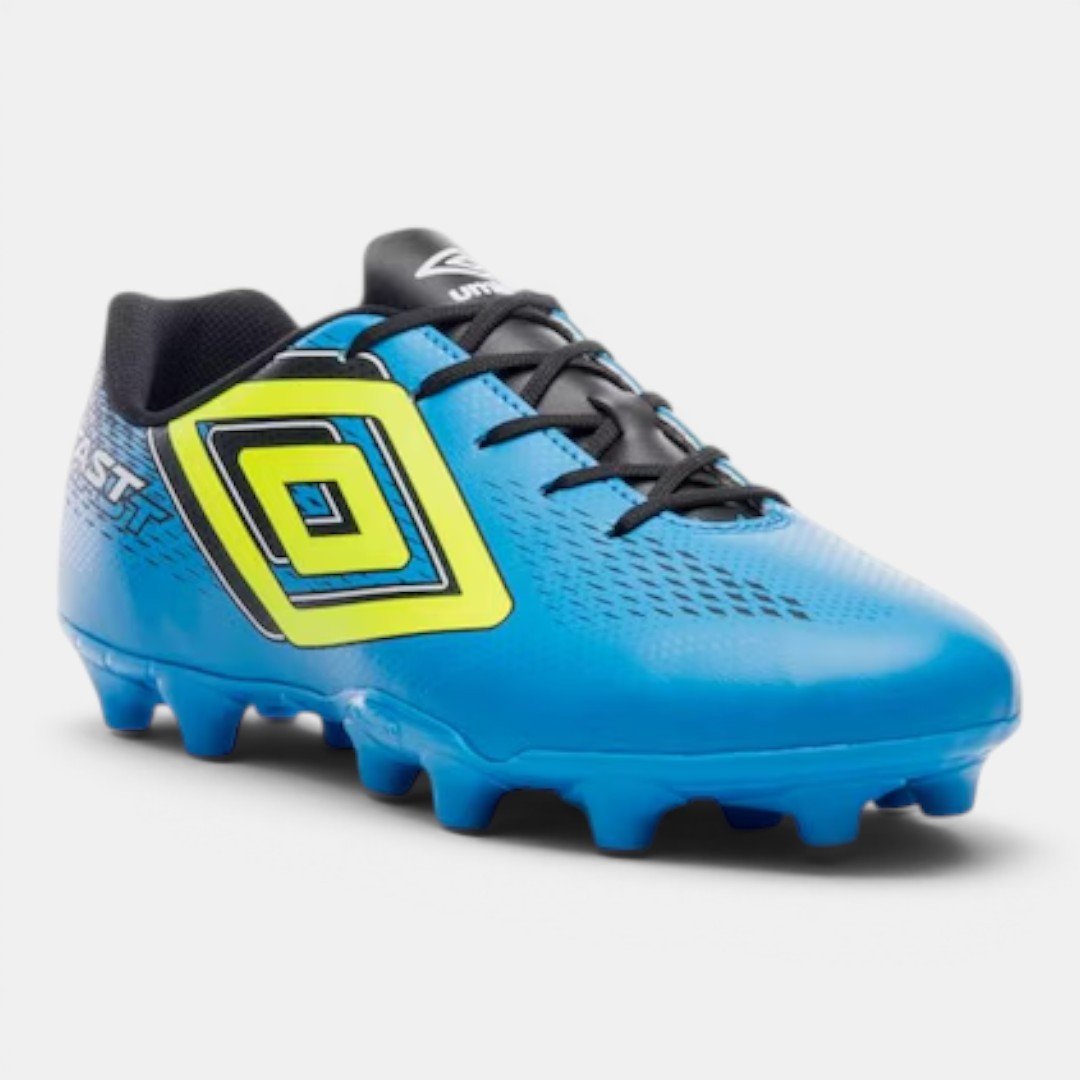 Chuteira de Campo Adulto Umbro Fast II Azul Azul 2