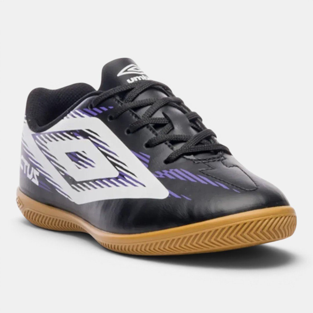 Chuteira Futsal Umbro Invictus Infantil Preta Preto 2